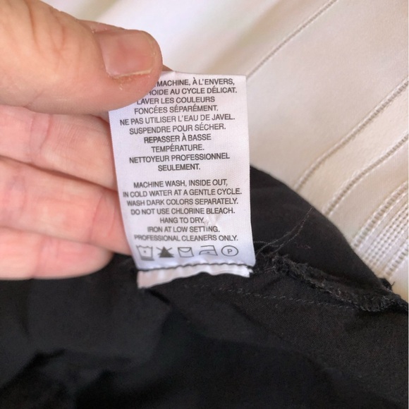 Smart Set Black Button-Up Blouse - Picture 13 of 13